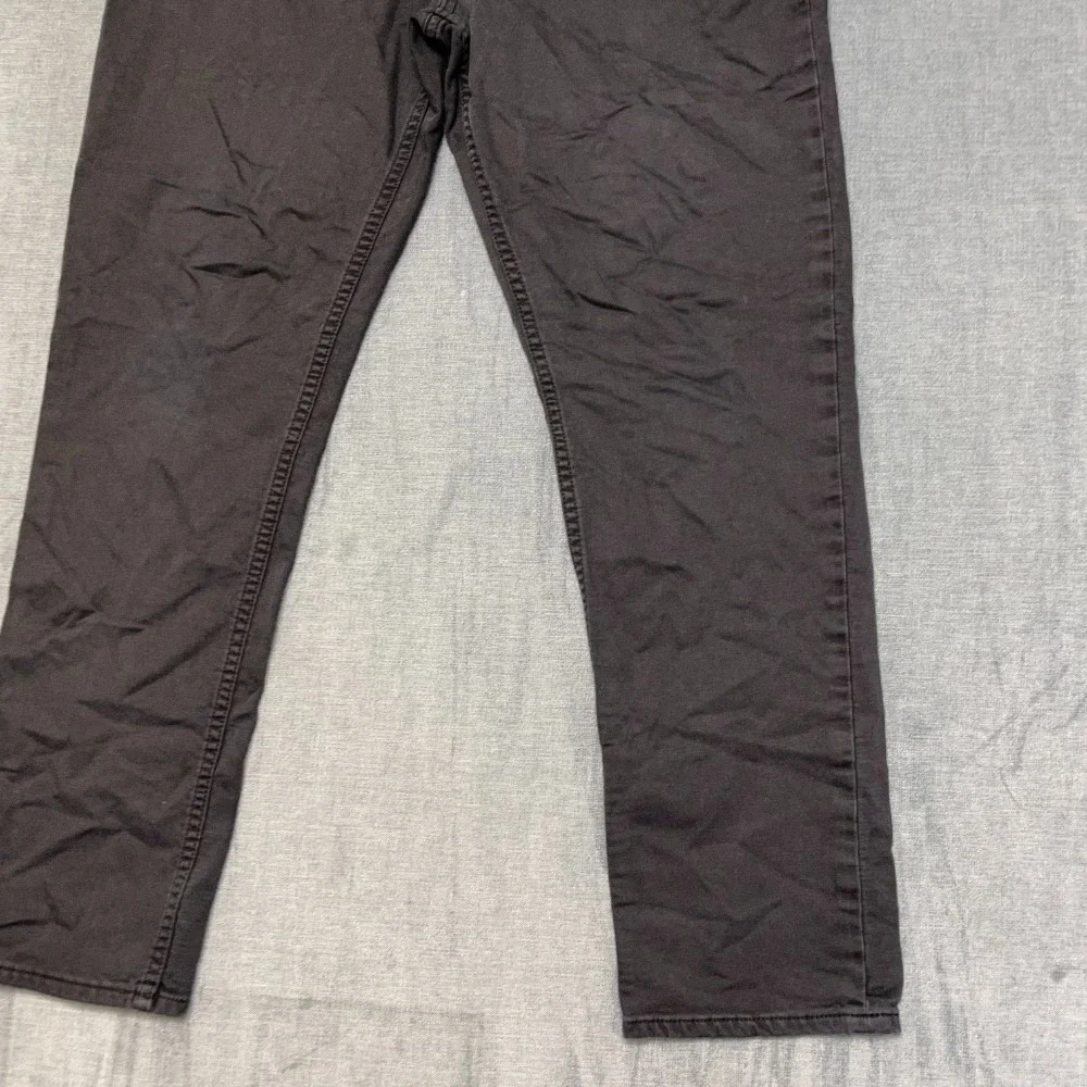 Banana Republic Traveler Pant Mens 33x30 Black Cotton Straight Zip Fly Mid Rise